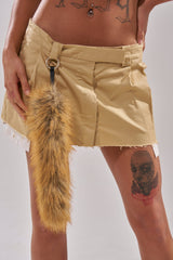 THAT GURL FAUX FUR KEYCHAIN
