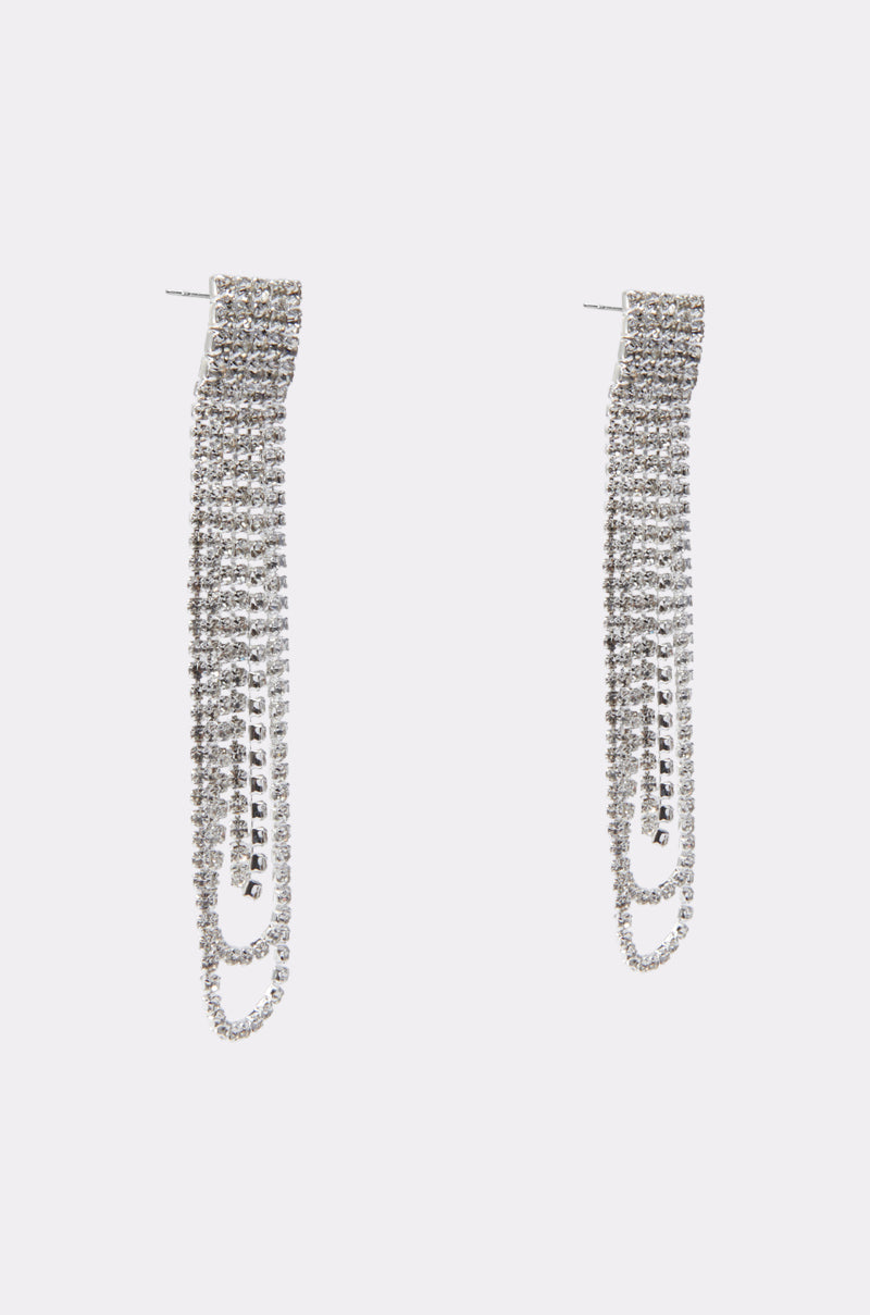 EXTRA LUXE DANGLE EARRING IN SILVER