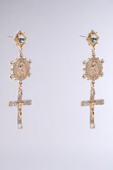 CROSS MY HEART EARRING