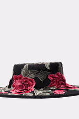 ALIYA FLORAL BRIM HAT