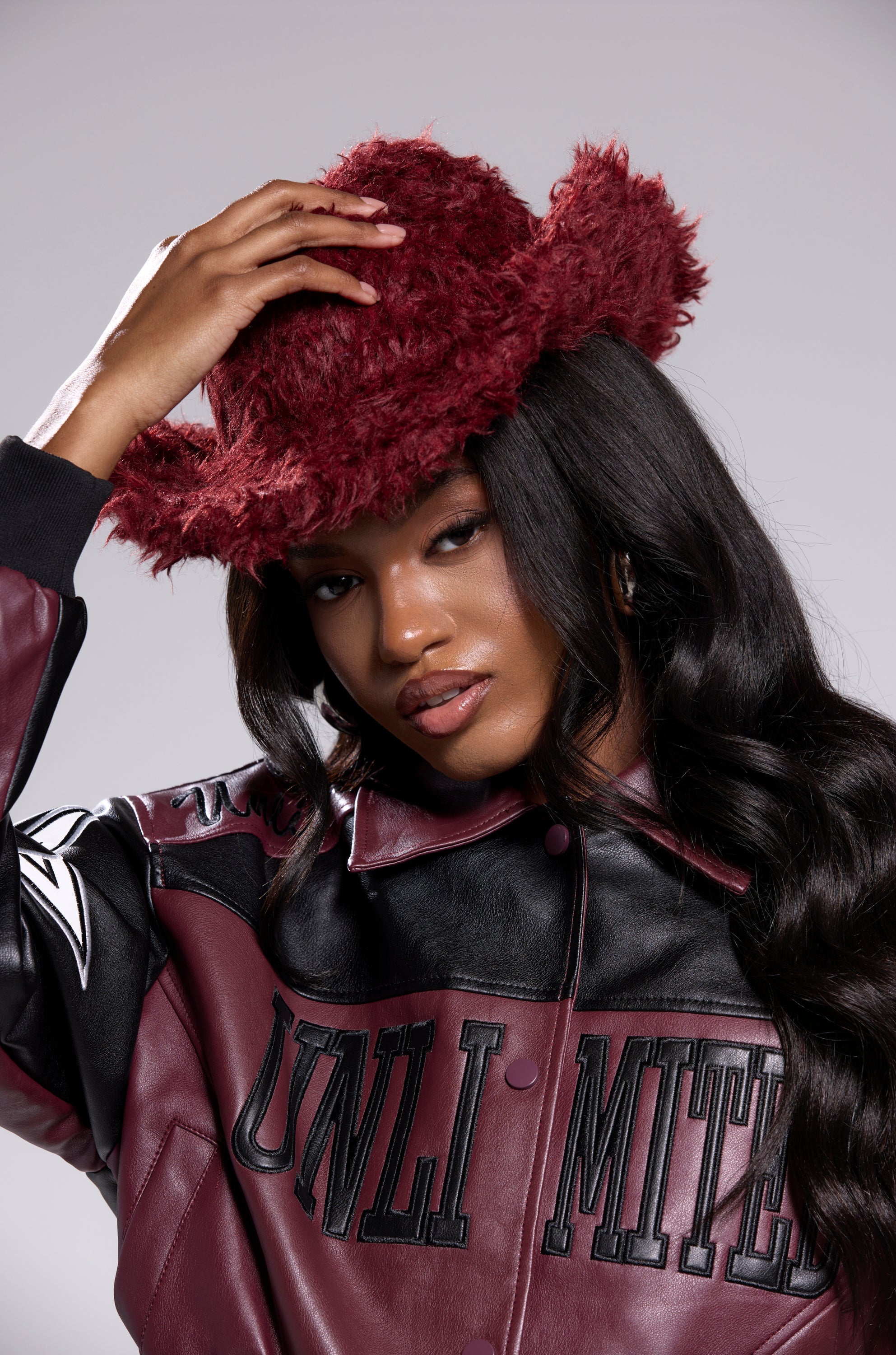 FOR THE VIBES FAUX FUR COWBOY HAT