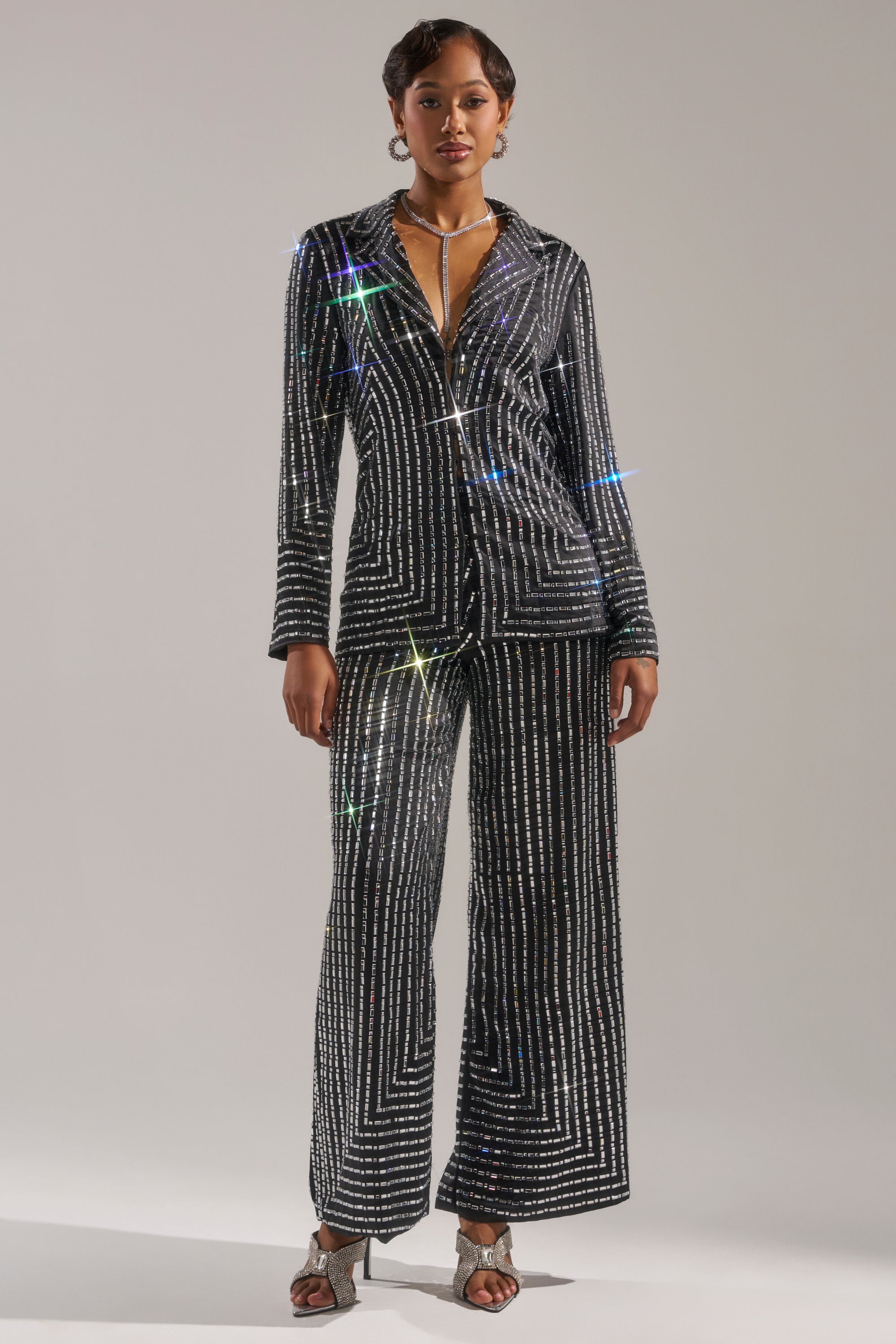 DONT STARE TOO HARD RHINESTONE TROUSER