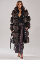 MOXIE FUR TRIM TRENCH