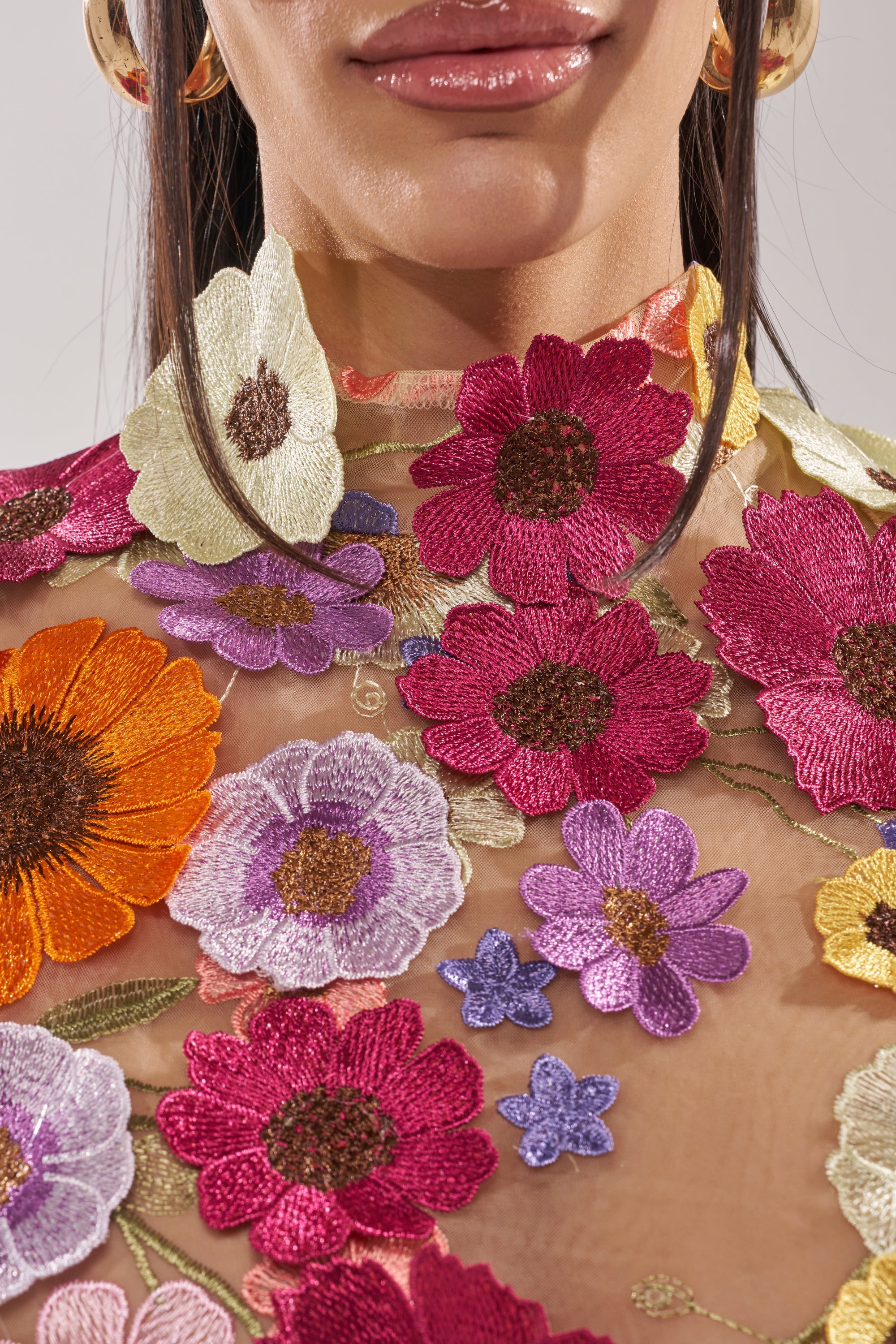 WHERE THIS FLOWER BLOOMS MESH TOP
