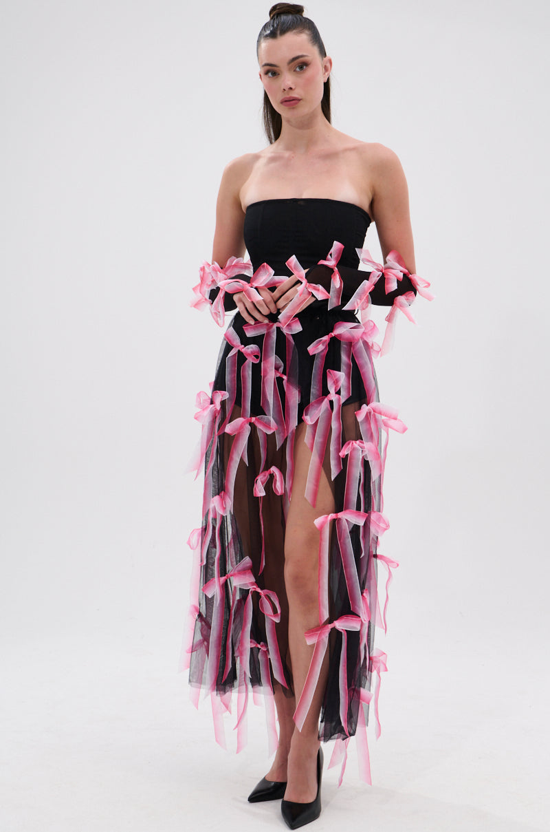BOW DOWN BOW SKIRT BELT