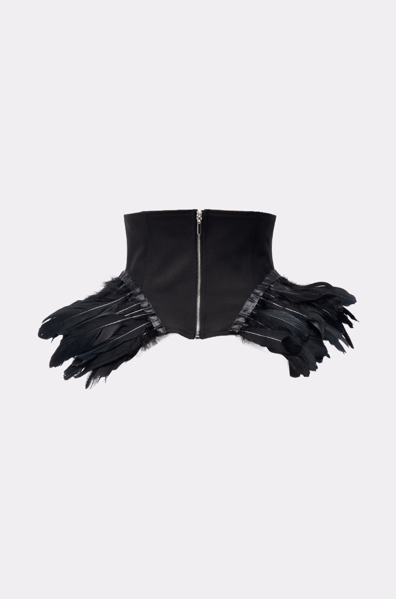 LIKE A SWAN FEATHER BELT