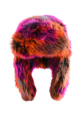 AVI FAUX FUR HAT IN MULTI
