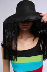 FRINGED GLORY HAT