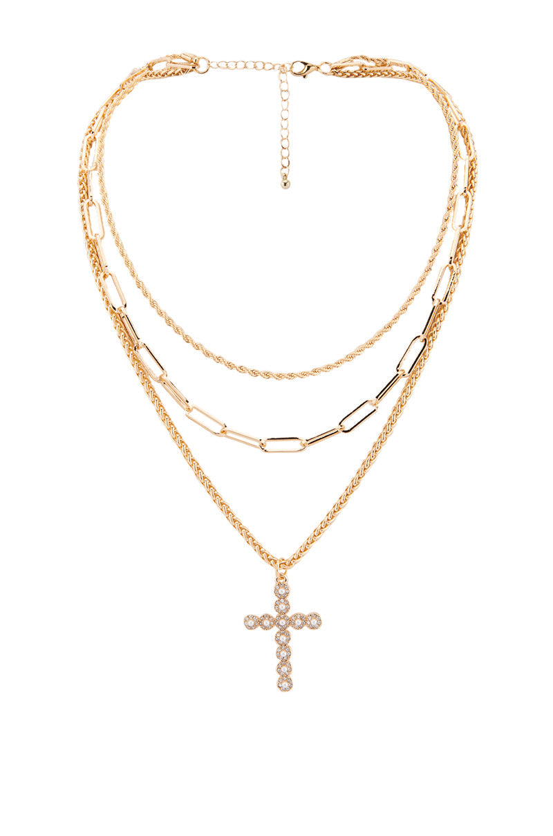 HOLY GOLD LAYERED CHOKER