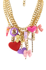 LUCKY AND CHARMED CHOKER