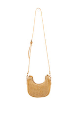 POPPY RAFFIA MINI BAG