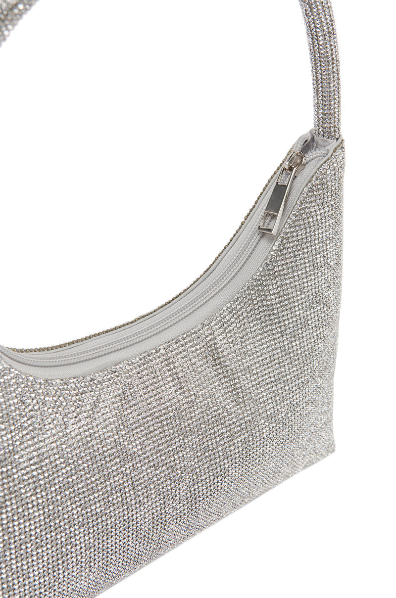 RANUNCULUS SILVER DIAMOND PURSE