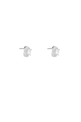 SO ROYAL PAVE STUD IN SILVER