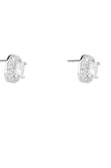 SO ROYAL PAVE STUD IN SILVER